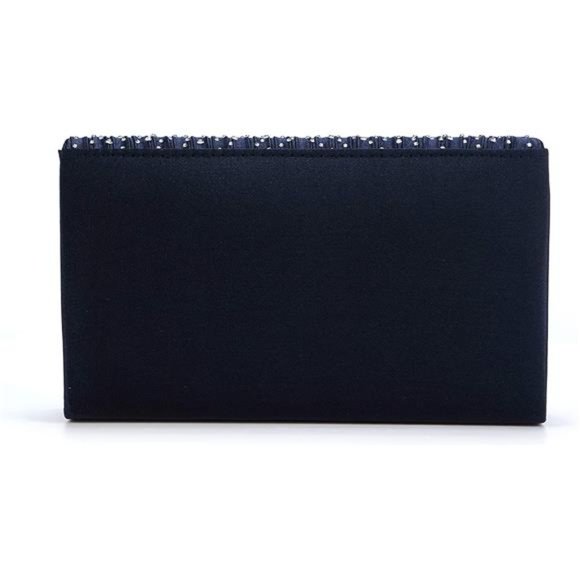 Purses and Handbags Envelope Evening Clutch Crossbody Bags Classic Dark Blue - Picture 6 of 6